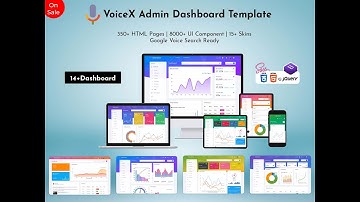 Voice Search Enabled Admin Template for Modern Apps