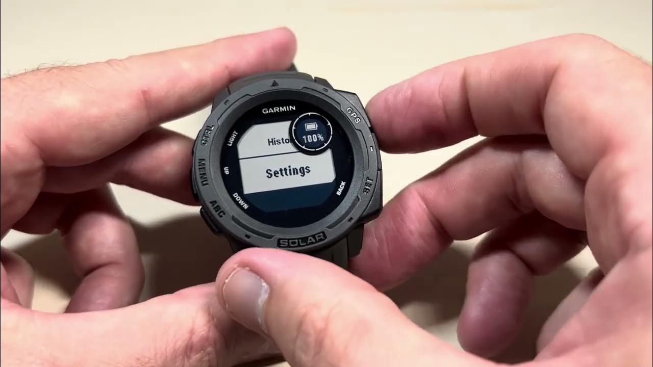 Garmin Instinct Solar Sleep Pulse OX (How to Turn Off) YouTube
