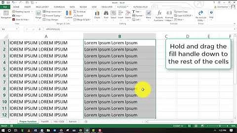How to lowercase except first letter in Excel