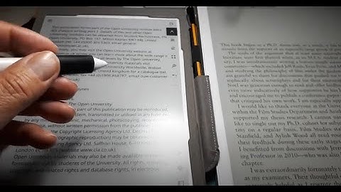 E ink: The ReMarkable vs The Onyx Max 3.  Annotation in E-books.