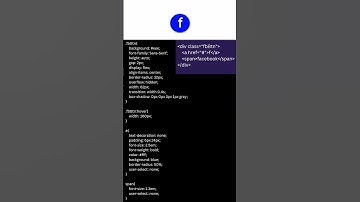 facebook icon || Simple hover animation #css #html #csstips