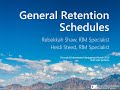 Rimm 2019  general retention schedules