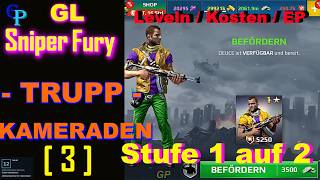 💥 [Sniper Fury] TRUPPKAMERADEN 💥 Teil 3 / Was kost ein Stufenaufstieg? screenshot 5