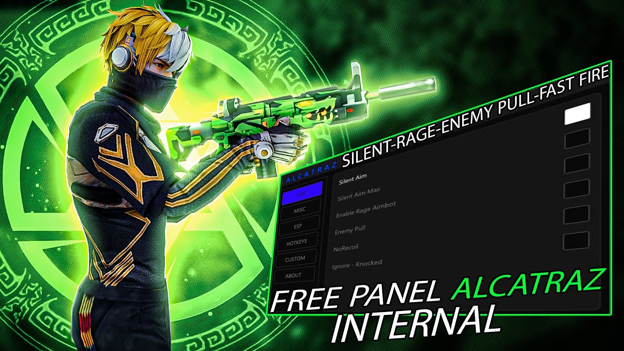 FREE FIRE PC PANEL OB53 🎯 SILENT AIM +PULL ENEMY PANEL | EVERY DAY FREE PANEL FOR ALL SERVER SAFE