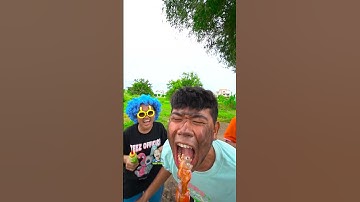 Thử thách Ăn Kẹo Bông Gòn chấm Tương Ớt Siêu Cay với Mắm Tôm