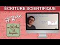 Effectuer un calcul de puissance. Ecriture scientifique - Seconde