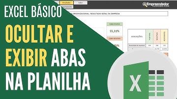 Ocultar / Exibir Abas da Planilha de Excel