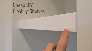 DIY Floating Shelves | $15 Per Shelf