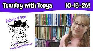 Full Tuesday with Tonya 10-13-26 Let's catch up! Guide