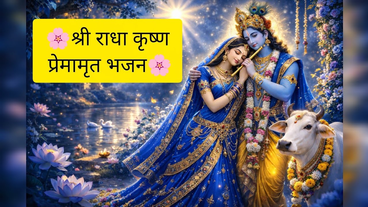 🌺 राधे राधे 🌺🌸श्री राधा कृष्ण प्रेमामृत भजन🌸🌺 राधे राधे 🌺
