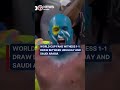 Fans come together at Miami Stadium after match between Saudi Arabia, Uruguay ends in a draw