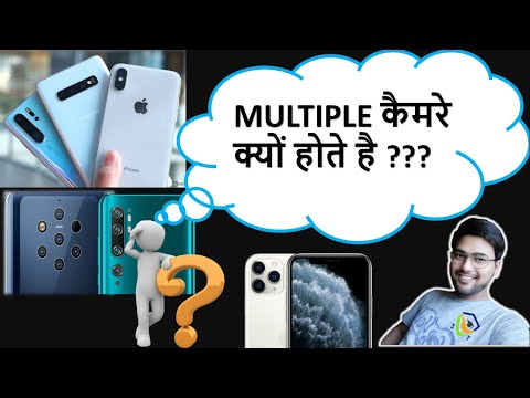 How Phone Multiple Camera work ? Triple, Quad, Wide angle, Depth, Telephoto ! Camera Sensor Hindi !
