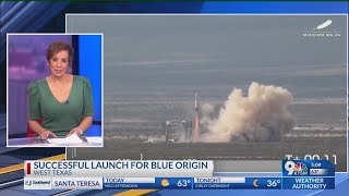 Blue Origin launches New Shepard rocket from site near Van Horn