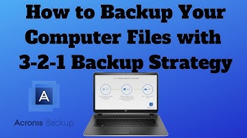 How to Backup Your Computer Files