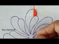 Herringbone Stitch Flower Hand Embroidery Tutorial,Flower Embroidery Designs