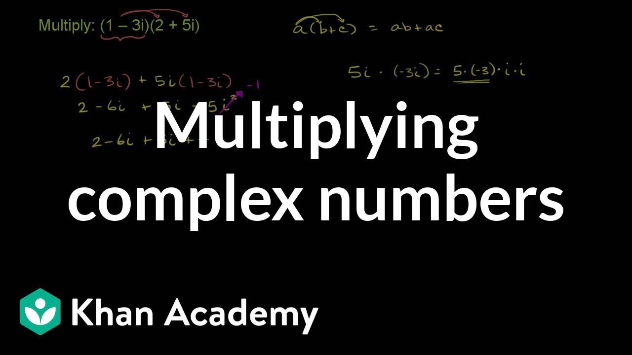 Multiplying Complex Numbers (examples, solutions, videos In Multiplying Complex Numbers Worksheet