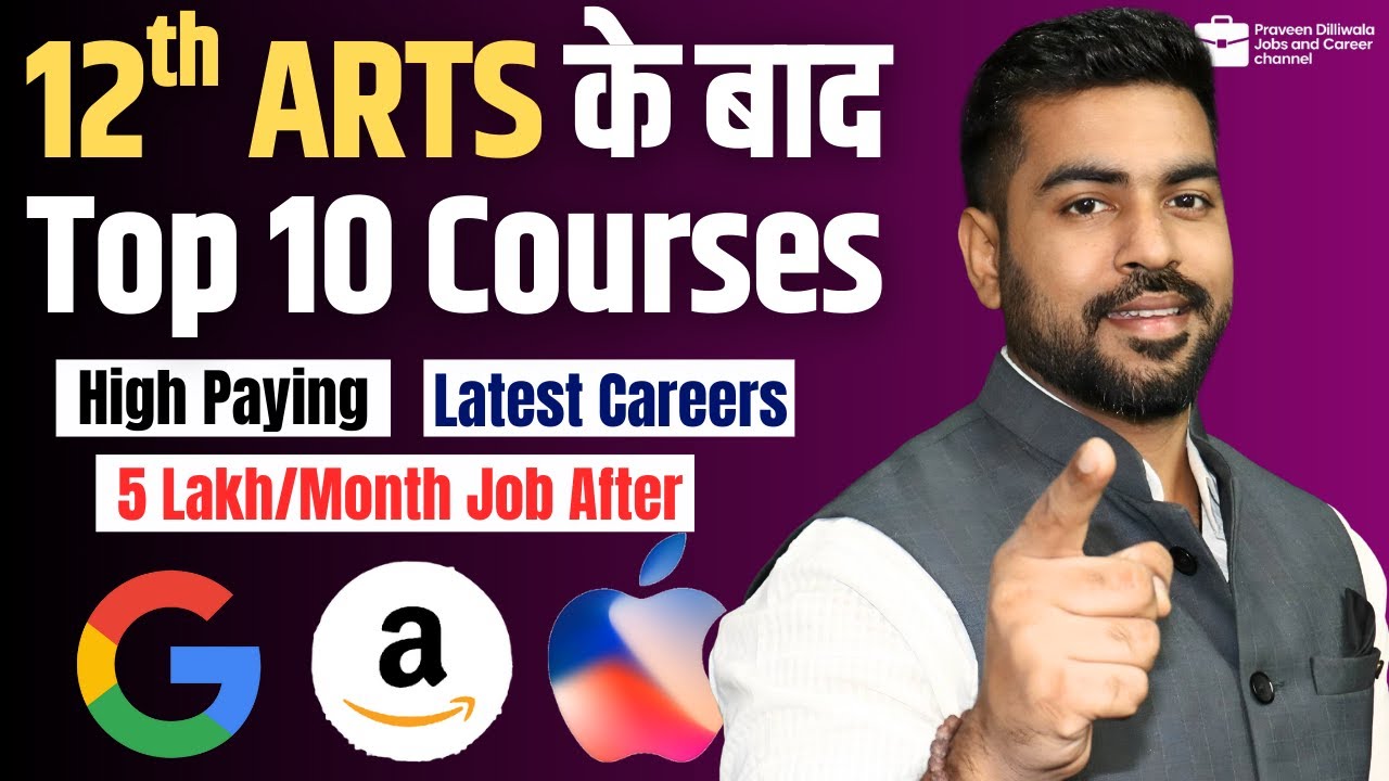 Top 10 High Paying Courses After 12th Arts 2026 | Career after 12th ...