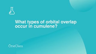 List 3 what types of orbital overlap occur in cumulene? best now