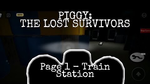 A New Start (Page 1 Book 2 - Train Station) Piggy Build Mode