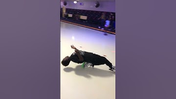 Thumbnail of This is wild! 🤯 Kid attempting a crazy move at the roller rink. 👀 #shorts