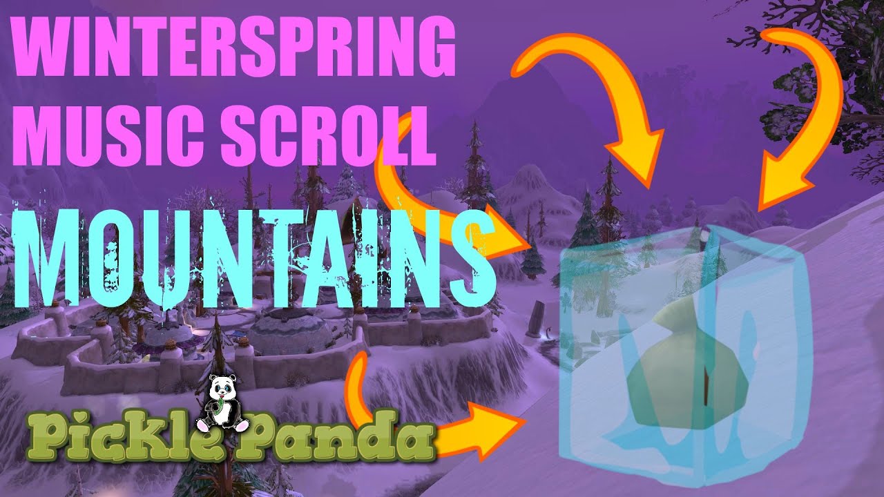 WINTERSPRING MUSIC SCROLL-Mountains