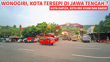 Suasana Kota Gaplek Wonogiri, Kota Paling Sepi di Jawa Tengah ❓