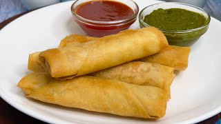 Chicken Shawarma Style Chicken Spring Rolls | Chicken Spring Roll | Ramadan 2023