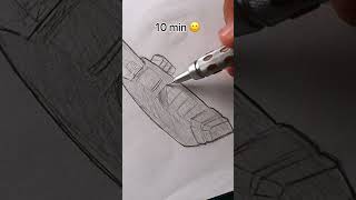How to Draw Optimus Prime in 10sec, 10mins, 10hrs #shorts