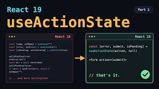 React 19 useActionState Tutorial - Convert a React 18 Form #react #react19 #reactjs #javascript