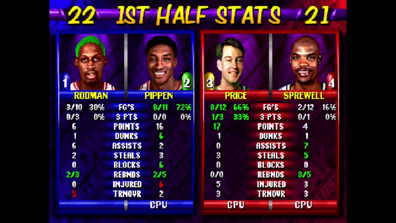 NBA Hang Time PC Windows 95 (Playthrough/Longplay) 4K PART 1