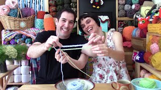 Teaching My Husband How To Crochet