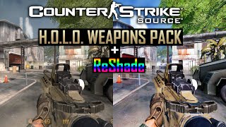 Counter strike  Source - Reshade no HUD + weapons pack + Player skins