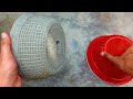 DIY Cement Craft Ideas | Make a beautiful Cement Pot at Home