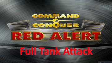 Command and Conquer Red Alert Remastered 3v3 (Full Tank Attack)