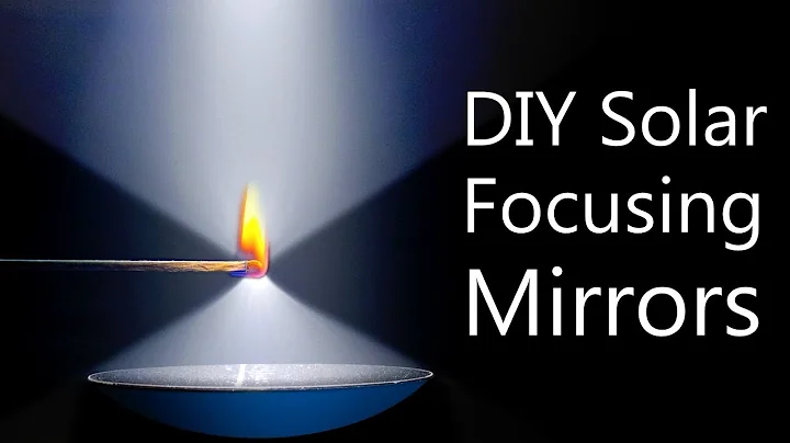 How To Make Solar Concentrating Mirrors (super HOT focal point)