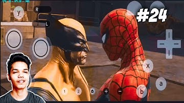 Spiderman Web of Shadows vs Wolverine Android Gameplay | part 24 | TheHarshGahalot