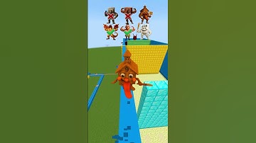 Italian Brainrot VS Speed Run Challenge🤯 P.2 #minecraft #shorts