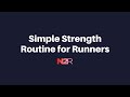Simple strength routine for runners