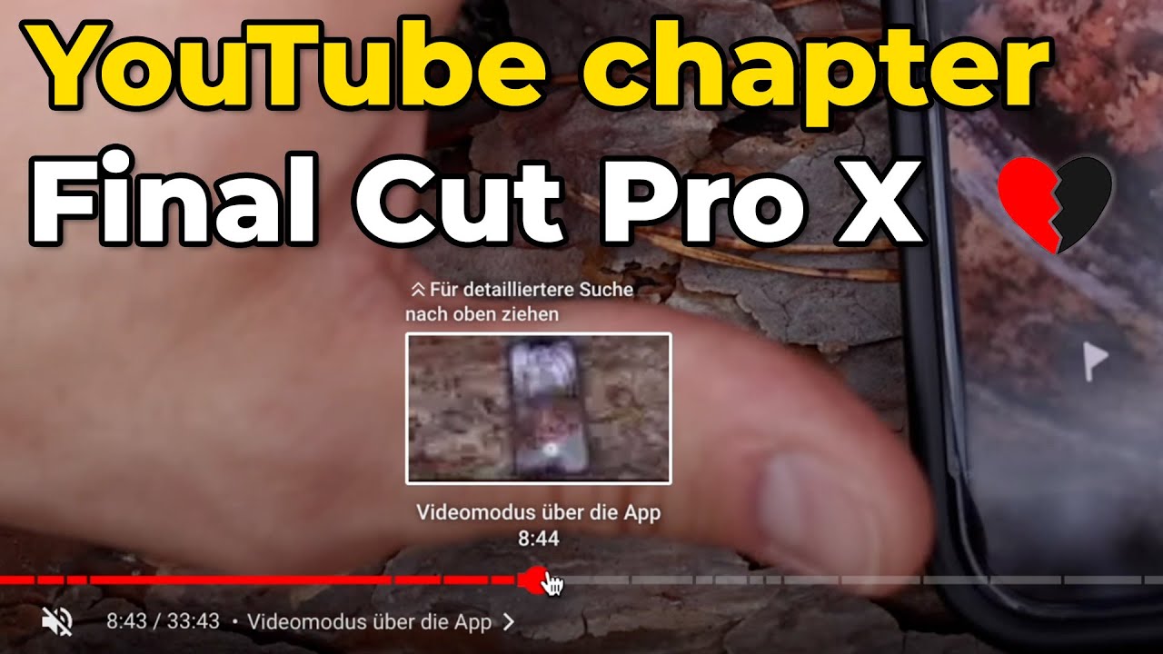 YouTube chapters in Final Cut Pro X
