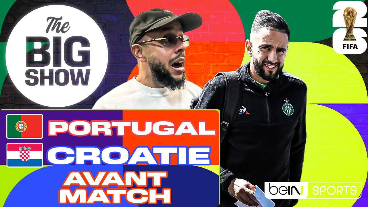 🔴 LIVE : 🇵🇹 PORTUGAL - CROATIE 🇭🇷 avec RYAD BOUDEBOUZ !