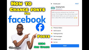 How To Change  Font Style For Facebook Posts (2024 NEW UPDATE)