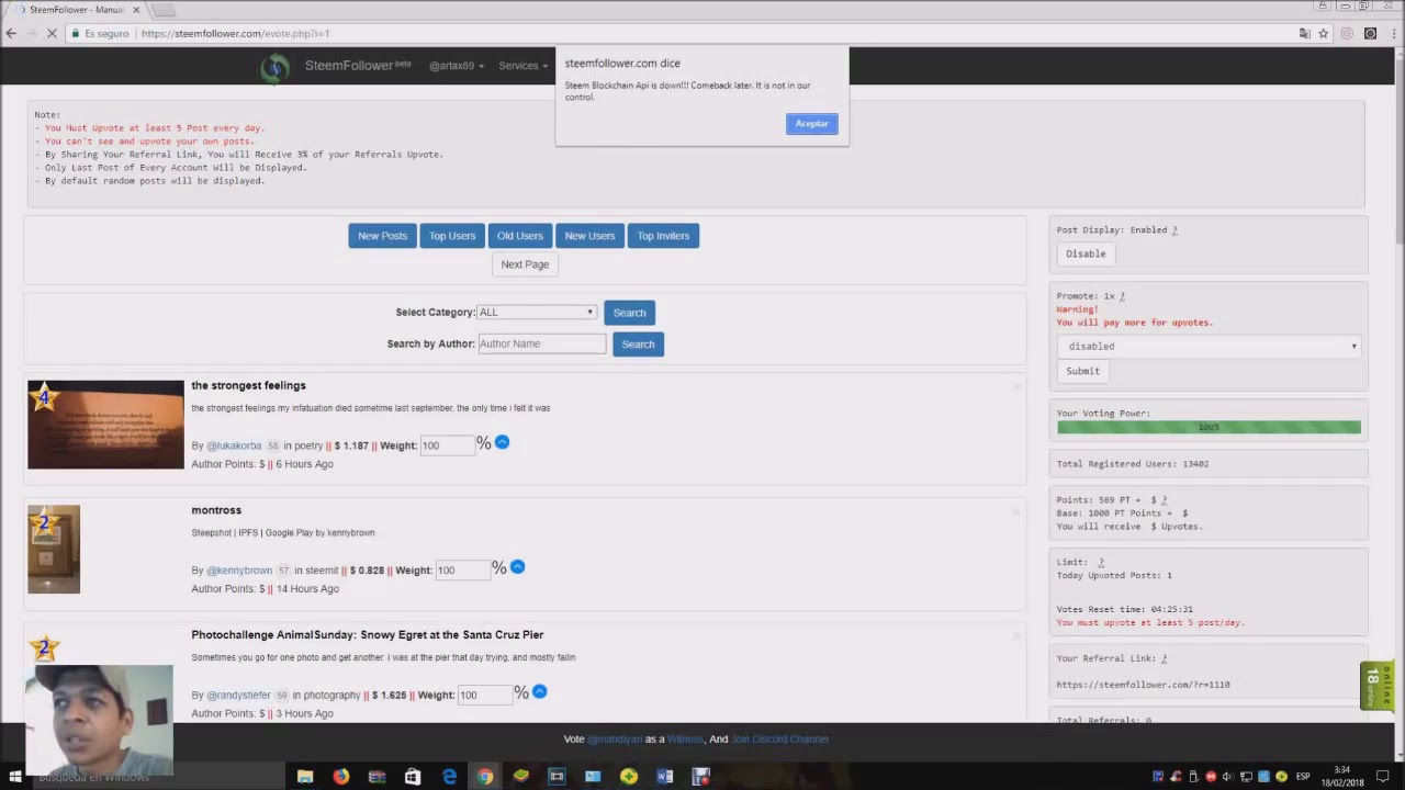 TUTORIAL DE STEEMFOLLOWER EN ESPAÑOL /CASTELLANO