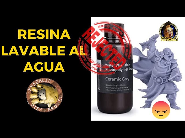 🌟RESINA LAVABLE AL AGUA😡MALAS EXPERIENCIAS (impresión 3d) 