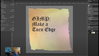 GIMP: Adding Torn Paper Edges