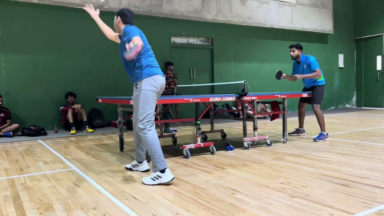 IIMA vs IIMB | Match 1 | Aditya S (IIMA) vs Nikhil (IIMB) | Sangharsh 2024 | Table Tennis