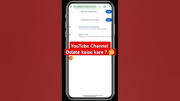 Apna youtube channel kaise delete karen | How to delete YouTube channel permanently