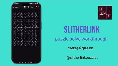 Slitherlink Hard 16x22 Square - Full Walkthrough & No-Guess Logic Puzzle Solution