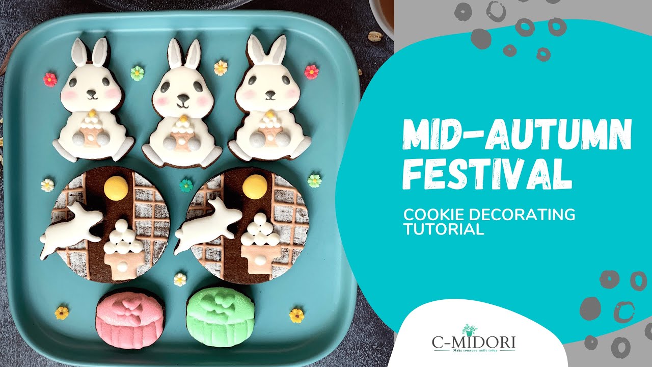 Cookie Decorating Tutorial (Royal Icing Sugar Cookie) – MID AUTUMN FESTIVAL
