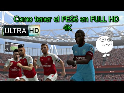 Resultado de imagem para Como tener el PES6 en HD 4K!!! 2017 Modificador de resolucion