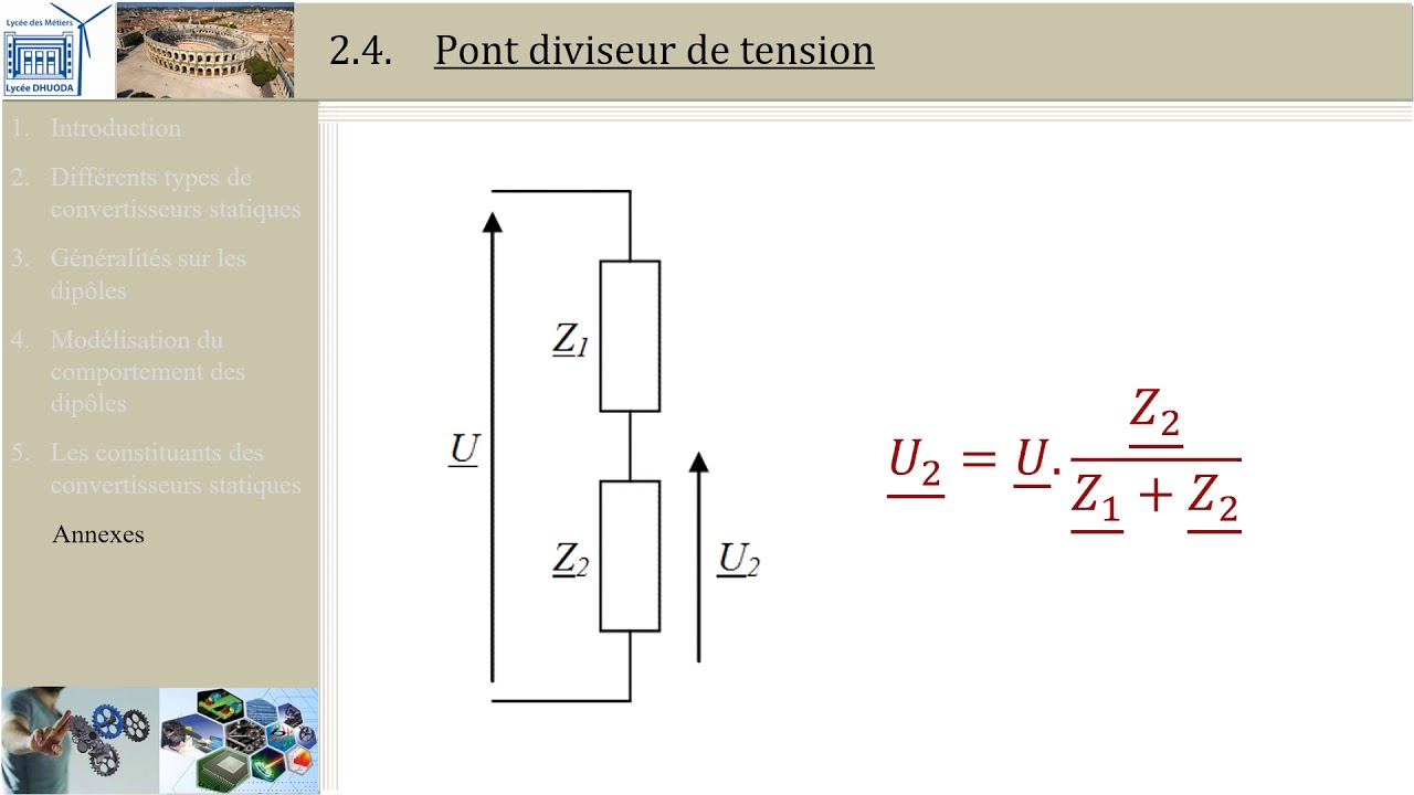 Intro aux convertisseurs statiques: 6 Lois électrocinétique (PTSI)